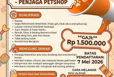 Lamar di Sini Lowongan Pekerjaan Penjaga Petshop, Gaji Rp 1.500.000 per Bulan, Batas Pendaftaran 7 Mei 2026