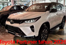 Toyota Fortuner tahun 2026 SUV Kuat, Tahan Lama dan Serbaguna Buat Keluarga