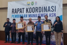 Perdana di Bengkulu, Kaur Terima Penghargaan Manajemen Talenta ASN
