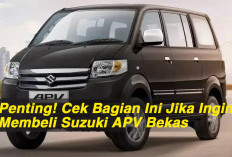 Penting! Cek Bagian Ini Jika Ingin Membeli Suzuki APV Bekas