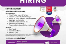LOKER! Member Of Sinarmas untuk Posisi Sales Lapangan, Penempatan di Kota Bengkulu dan Kepahiang