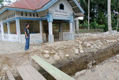 Desa Talang Padang Dapat Pembangunan  Gedung Pustu, Ini Kendala yang Dihadapi