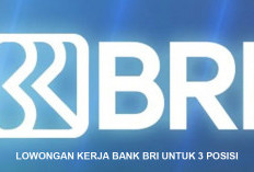 Lowongan Kerja Bank BRI untuk 3 Posisi, Cek Kualifikasinya