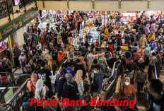 Jelang Lebaran, Pasar Baru  Berubah Jadi Lautan Manusia