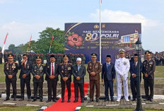Gubernur Bengkulu Helmi Hasan Hadiri Perayaan HUT Bhayangkara di Benteng Marlborough, Ini Pesannya 