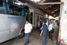 MENGEJUTKAN! Dishub Cek Kelayakan Bus Lintas Provinsi di Bengkulu Selatan, Ini Hasilnya