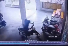 Remaja Bengkulu Selatan Tertangkap Kamera CCTV Saat Embat Motor di Parkiran Masjid