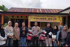 Polsek Maje Terima Titipan 9 Unit Motor dari Karyawan PNM Mekaar Selama Libur Lebaran