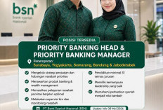 Kesempatan Berkarier, PT BSN Kini Buka Lowongan Pekerjaan untuk Dua Posisi, Begini Tata Cara Pendaftaran