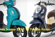 Adu Unggul Motor Matic Honda Scoopy 2025 Vs Yamaha Fazzio, Mana yang Lebih Jago?