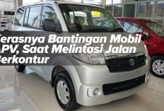 Kerasnya Bantingan Mobil APV, Saat Melintasi Jalan Berkontur