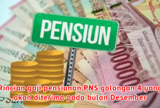 Berapakah Gaji Pensiunan PNS Gol 4 yang Akan Diterima Pada Desember 2024? Ini Nominalnya