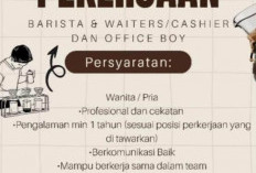 Lowongan Pekerjaan di Warkop Naik Kelas Bengkulu untuk Posisi Barista, Waiters, Kasir dan Office Boy
