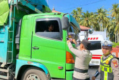 Mudik Lebaran, Polres Kaur Imbau Tertib Lalu Lintas dan Pasang Stiker 110