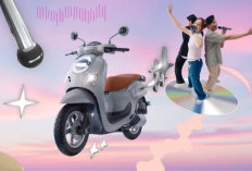 Honda Scoopy Stylish Grey Menggoda dan Pecintanya, Dilengkapi Aksesoris Honda