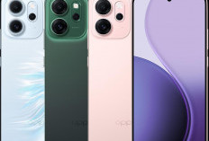 OPPO Reno14 F 5G Hadir dengan Layar AMOLED 120Hz dan Tiga Pilihan Warna 