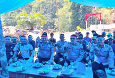 Kapolda Bengkulu Resmikan Jembatan Merah Putih Presisi Nusantara 38 Meter, Dibangun Hanya 3 Minggu 