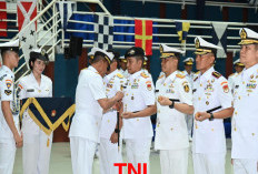 Pangkoarmada RI Denih Pimpin Sertijab, Beberapa Posisi TNI AL Berganti 