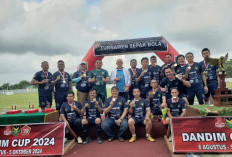 SERU! Pembukaan Dandim Cup 2024, Forkopimda Bengkulu Selatan Gunduli Forkopimda Kaur 5:1