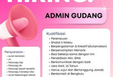 LOKER! Admin Gudang di MYLOVA Bengkulu Khusus Perempuan, Pendaftaran Sampai 7 Mei 2026