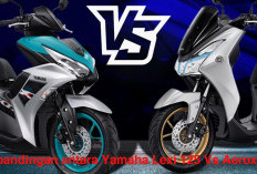 Keduanya Sama Irit: Cek Perbandingan  Antara Yamaha Lexi 125 Vs Aerox 155 