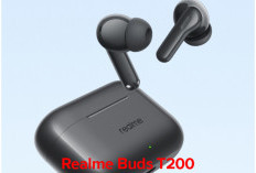 Realme Buds T200 Tawarkan Hingga 50 Jam Pemutaran