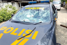 BREAKING NEWS! Mobil Patroli Polsek Tanjung Kemuning Dirusak, Pelaku Diduga ODGJ