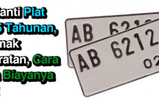 Ingin Ganti Plat Motor 5 Tahunan, Yuk Simak Persyaratan, Cara Hingga Biayanya di Sini!