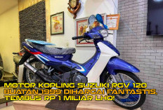 Motor Kopling Suzuki RGV 120 Buatan 1999 Dihargai Fantastis, Tembus Rp 1 Miliar Lho!