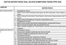 Jangan Bingung, Ini Materi Soal Untuk Kompetensi Teknis PPPK 2024 Formasi Pengelola Layanan Operasional