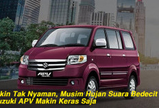 Bikin Tak Nyaman, Musim Hujan Suara Bedecit Suzuki APV Makin Keras Saja