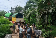 Jembatan Penghubung Jebol, Warga Dua Desa Gotong Royong Perbaiki