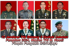 15 Jenderal TNI Bintang 2 Duduki Jabatan Pangdam 2024, Mayjen TNI M. Naudi Pimpin Pangdam II/Sriwijaya