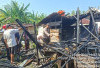 BREAKING NEWS!! Dapur Rumah Mantan Kades Linau Terbakar, Diduga Ini Penyebabnya! 