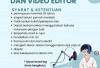 Lowongan Pekerjaan Jadi Host Live dan Video Editor Khusus Perempuan, Tertarik Kirim Berkas Lamaran di Sini