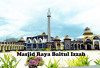 Jadi Tujuan Musafir Luar Kota! Masjid Raya Baitul Izzah Bengkulu dengan 5 Menara Khas Timur Tengah