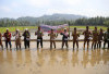 Wujudkan Program Swasembada Pangan Nasional, Wabup Kaur Lauching Tanam Padi Serentak