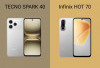 TECNO SPARK 50 vs Infinix HOT 70, Ini Perbandingan Spesifikasi dan Keunggulannya