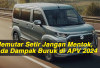 Memutar Setir Jangan Mentok, Ada Dampak Buruk di APV 2024 